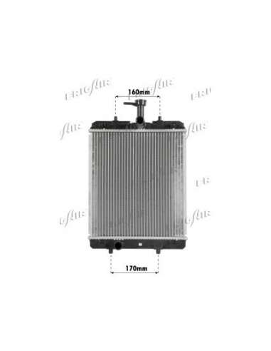 Radiador, refrigeración del motor Frig Air 0103.3068 - RAD. CITROEN C1-PEUGEOT 107-TOYOTA AYGO 1.1 DIEDERICHS Climate