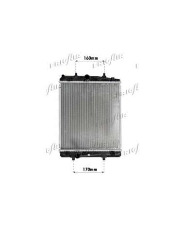 Radiador, refrigeración del motor Frig Air 0103.3069 - RAD. CITROEN C1-PEUGEOT 107-TOYOTA AYGO 1.4 HDI DIEDERICHS Climate