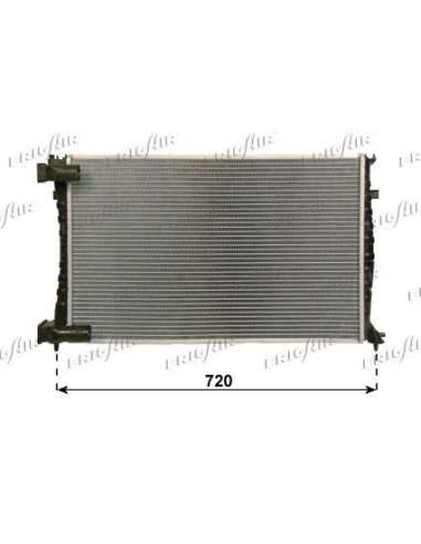 Radiador, refrigeración del motor Frig Air 0103.3095 - RAD. CITROEN XM 3.0 BZ - 2.1 TD DIEDERICHS Climate