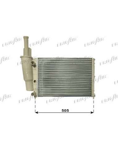 Radiador, refrigeración del motor Frig Air 0104.3001 - RAD. FIAT PUNTO 55 1.1 DIEDERICHS Climate
