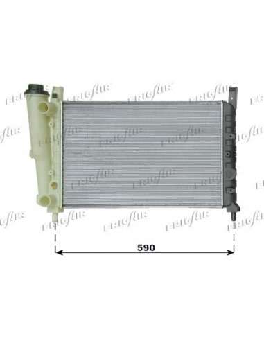 Radiador, refrigeración del motor Frig Air 0104.3009 - RAD. FIAT FIORINO Bz 92+ DIEDERICHS Climate