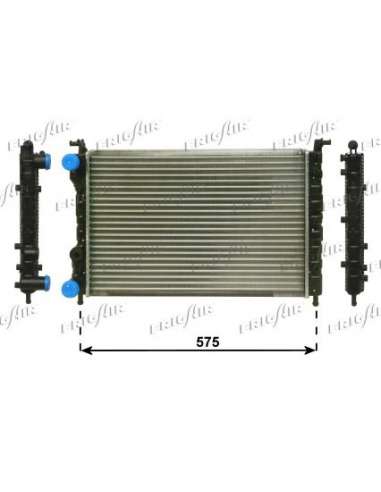 Radiador, refrigeración del motor Frig Air 0104.3063 - RAD. ECO - FIAT PALIO DIEDERICHS Climate