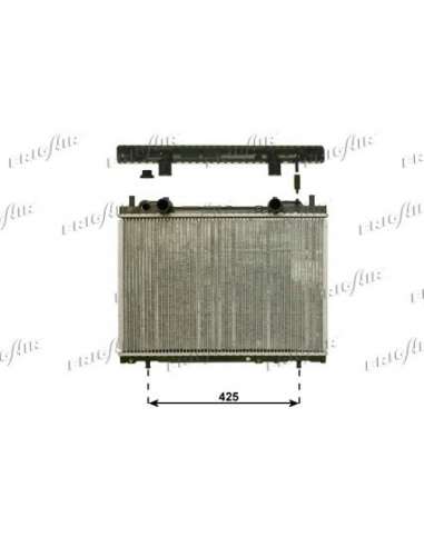 Radiador, refrigeración del motor Frig Air 0104.3087 - RAD. FIAT BRAVO/A-MAREA 1.9D A/C 95 +