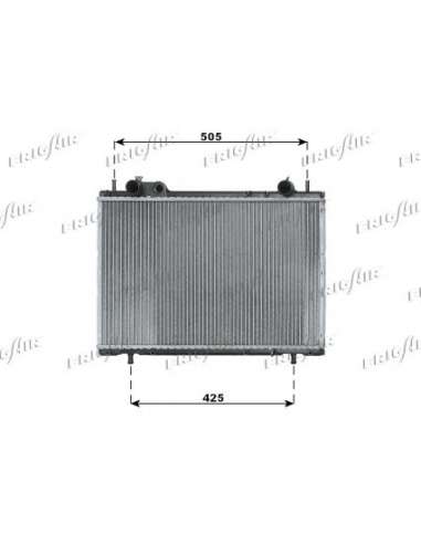 Radiador, refrigeración del motor Frig Air 0104.3100 - RAD. FIAT BRAVO/A  MAREA A/C 1.9TD 75-100HP