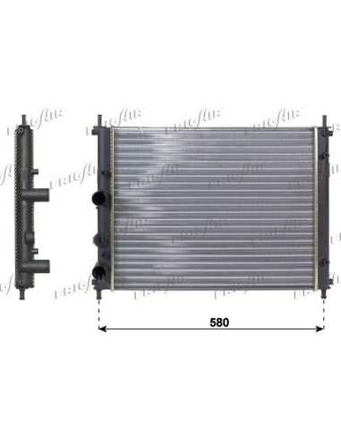 Radiador, refrigeración del motor Frig Air 0104.3115 - RAD. BRAVO BRAVA MULTIPLA 1.6I 16V 02/01+ A/C