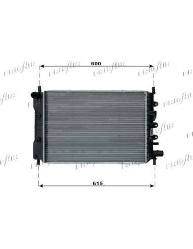 Radiador, refrigeración del motor Frig Air 0105.2040 - RAD. FORD ESCORT MK5/ORION MK3 1.8- 2.0 AC