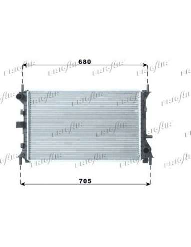 Radiador, refrigeración del motor Frig Air 0105.3048 - RAD. FORD FOCUS 1.4-1.6 A/C