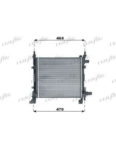 Radiador, refrigeración del motor Frig Air 0105.3055 - RAD. FORD KA 97 A/C