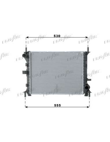 Radiador, refrigeración del motor Frig Air 0105.3056 - RAD. FORD FOCUS 1.4-1.6 98+ NO A/C