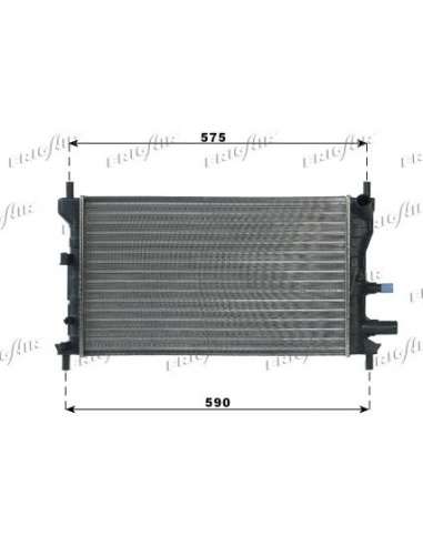 Radiador, refrigeración del motor Frig Air 0105.3060 - RAD. FORD FIESTA 1.3 95+ NO A/C