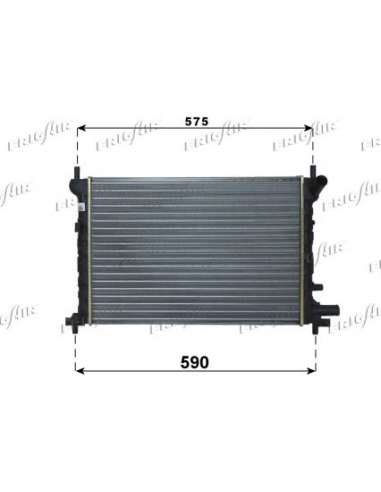 Radiador, refrigeración del motor Frig Air 0105.3061 - RAD. FORD FIESTA 1.3  95+ A/C