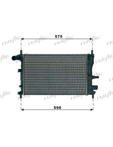 Radiador, refrigeración del motor Frig Air 0105.3062 - RAD. FORD FIESTA 1.2-1.4 95+ NO A/C
