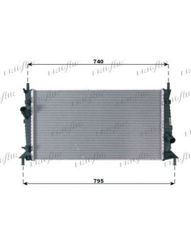 Radiador, refrigeración del motor Frig Air 0105.3084 - RAD. FORD FOCUS C-MAX/VOLVO S40-V50 /MAZDA 3 Bz