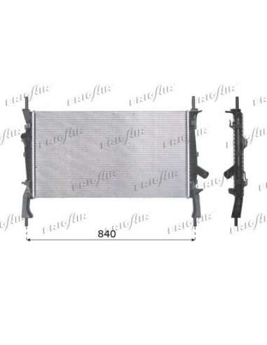 Radiador, refrigeración del motor Frig Air 0105.3103 - RAD. FORD TRANSIT 06+ AC