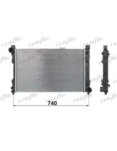 Radiador, refrigeración del motor Frig Air 0106.3056 - RAD. MERCEDES W203  AT