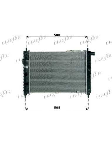 Radiador, refrigeración del motor Frig Air 0107.2029 - RAD. OPEL KADETT 1.7 GTE DIESEL