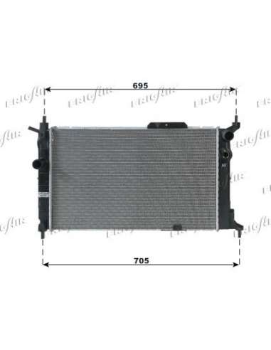 Radiador, refrigeración del motor Frig Air 0107.2037 - RAD. OPEL ASTRA 1.4-1.6 A/C