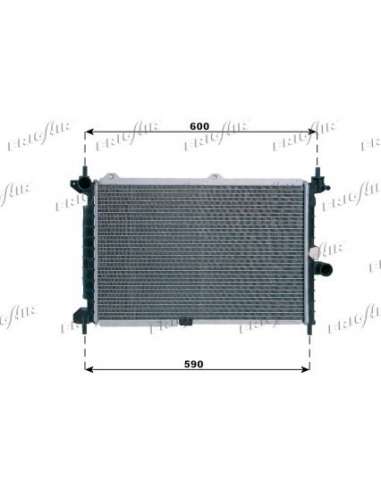 Radiador, refrigeración del motor Frig Air 0107.3001 - RAD. OPEL ASTRA TD DEL 96+98