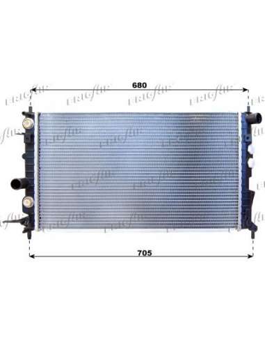 Radiador, refrigeración del motor Frig Air 0107.3058 - RAD. OPEL VECTRA B 1.6/1.8/2.0 A/C AT