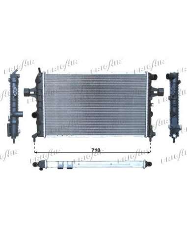 Radiador, refrigeración del motor Frig Air 0107.3063 - RAD. OPEL ASTRA G 1.7 TD A/C 98+