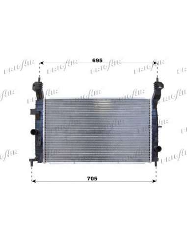 Radiador, refrigeración del motor Frig Air 0107.3094 - RAD. OPEL MERIVA 03+ 1.7 DTI