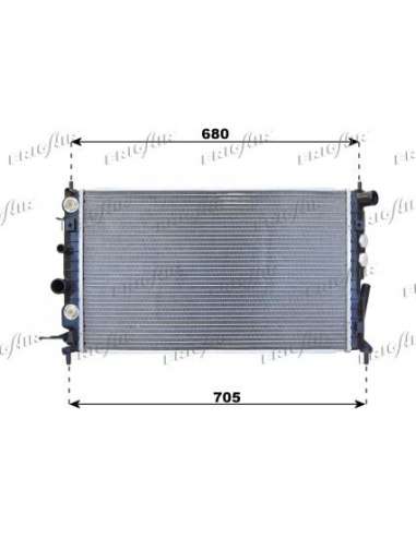 Radiador, refrigeración del motor Frig Air 0107.3096 - RAD. OPEL VECTRA B 2.5-2.6 24V  2.0 D A/C AT