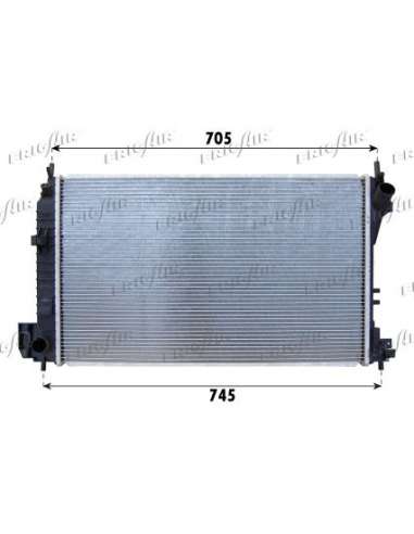 Radiador, refrigeración del motor Frig Air 0107.3102 - RAD. OPEL VECTRA C-SIGNUM-FIAT CROM A 1.8+ M/T 03+
