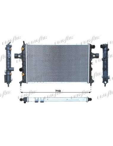 Radiador, refrigeración del motor Frig Air 0107.3104 - RAD. OPEL ASTRA G-ZAFIRA I 2.0-2.2 DTI