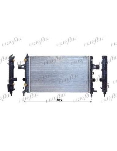 Radiador, refrigeración del motor Frig Air 0107.3115 - RAD. OPEL ASTRA H 1.6 Bz AT