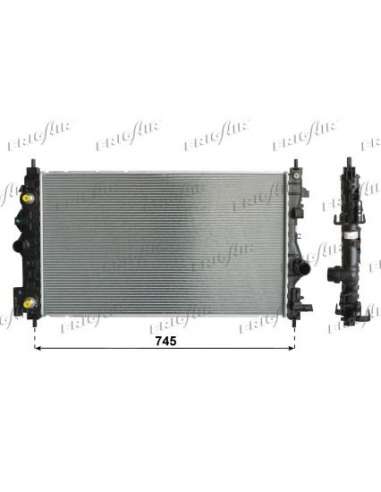Radiador, refrigeración del motor Frig Air 0107.3121 - RAD. OPEL ASTRA J 2.0 D AT