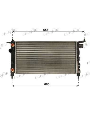 Radiador, refrigeración del motor Frig Air 0107.3134 - RAD. OPEL CORSA B - TIGRA 1.4 - 1.6 AT
