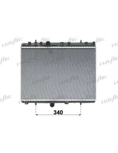Radiador, refrigeración del motor Frig Air 0108.3081 - RAD. CITROEN C2-C3-C3 II/PEUGEOT 20 7 1.6HDI