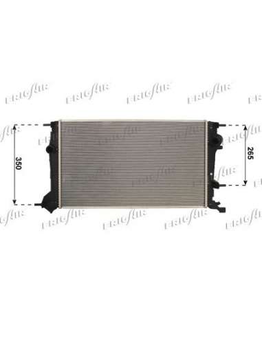 Radiador, refrigeración del motor Frig Air 0109.3095 - RAD. RENAULT MEGANE III 08+ 1.9DCI- 2.0Bz