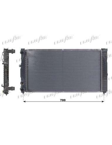 Radiador, refrigeración del motor Frig Air 0110.2003 - RAD. AUDI A4 / VW PASSAT V 1.6-1.8- 1.9TDI A/C