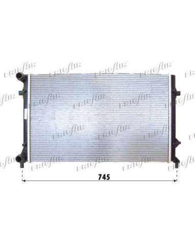 Radiador, refrigeración del motor Frig Air 0110.3130 - RAD. AUDI A3/VW GOLF V 1.4/1.6/2.0 ALUBRAS AC