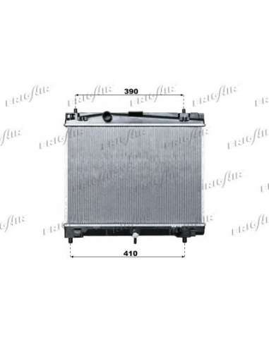 Radiador, refrigeración del motor Frig Air 0115.3010 - RAD. TOYOTA YARIS 06+ 1.0/1.3 MT +/ - AC