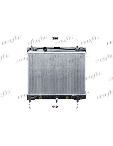 Radiador, refrigeración del motor Frig Air 0115.3011 - RAD. TOYOTA YARIS 06+ 1.0/1.3 AT +/ - AC