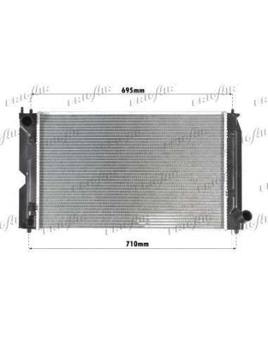 Radiador, refrigeración del motor Frig Air 0115.3111 - RAD. TOYOTA COROLLA-AVENSIS 2.0 D4D MT 02+