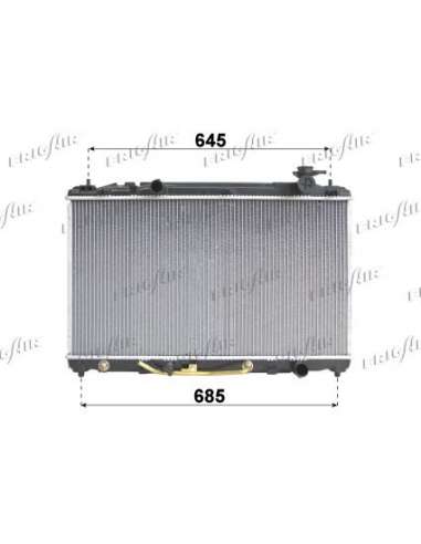 Radiador, refrigeración del motor Frig Air 0115.3120 - RAD. TOYOTA CAMRY 2.4Bz 06+ AT