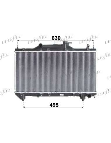 Radiador, refrigeración del motor Frig Air 0115.3136 - RAD. TOYOTA AVENSIS I 1.6/1.8/2.0 B z 10/00+ MT