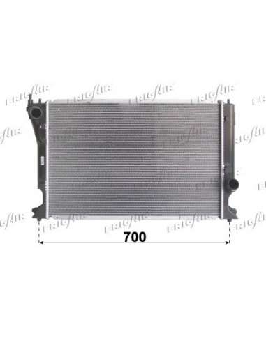 Radiador, refrigeración del motor Frig Air 0115.3141 - RAD. TOYOTA AVENSIS 2.0-2.2D-COROLL A VERSO 4/06+