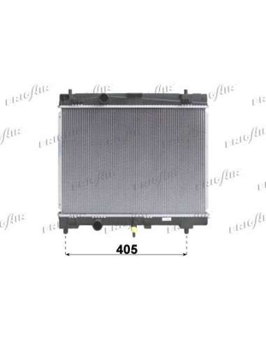 Radiador, refrigeración del motor Frig Air 0115.3173 - RAD. TOYOTA YARIS II 06+ Bz