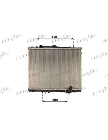 Radiador, refrigeración del motor Frig Air 0116.3033 - RAD. MITSUBISHI L200 2.5 TD 01+05 M T