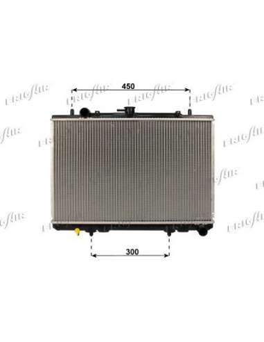 Radiador, refrigeración del motor Frig Air 0116.3035 - RAD. MITSUBISHI L200 - PAJERO II 2. 5 D 90+ MT