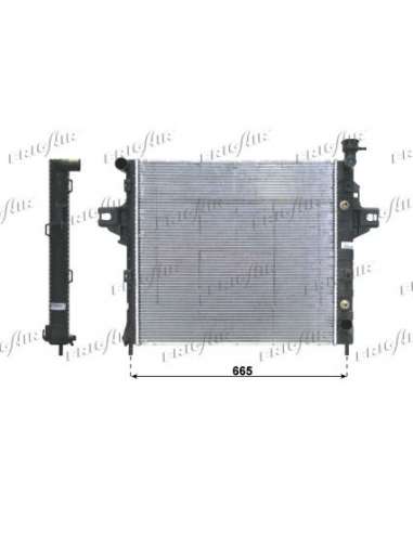 Radiador, refrigeración del motor Frig Air 0118.3015 - RAD. JEEP GRAND CHEROKEE 99+ 4.7 V8 Bz +/- M/A