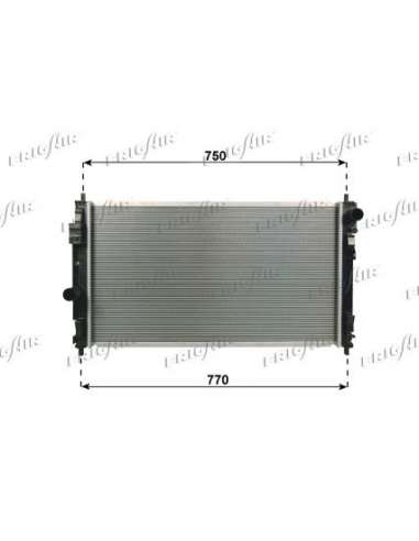 Radiador, refrigeración del motor Frig Air 0118.3023 - RAD. CHRYS.SEBRING-JEEP COMPASS-DOD GE AVENGER