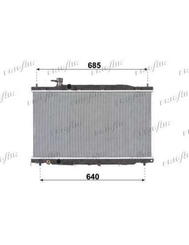 Radiador, refrigeración del motor Frig Air 0119.3027 - RAD. HONDA CRV III 07+ 2.0 16V V-TE C MT