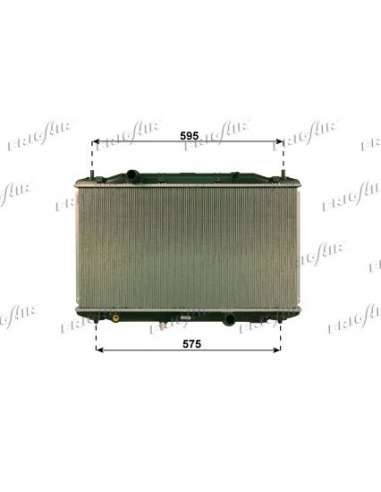 Radiador, refrigeración del motor Frig Air 0119.3031 - RAD. HONDA CIVIC 06+ 2.2 D