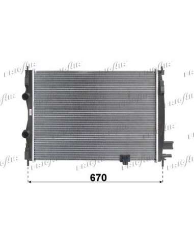 Radiador, refrigeración del motor Frig Air 0121.3055 - RAD. NISSAN QASHQAI 1.5 DCI 07+ MT +/-
