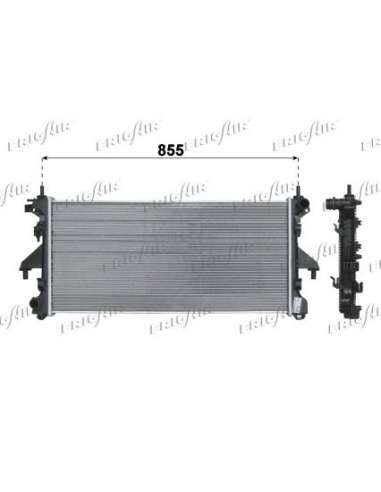 Radiador, refrigeración del motor Frig Air 0204.2037 - RAD. FIAT DUCATO 06+ 2.3JTD-3.0JTD